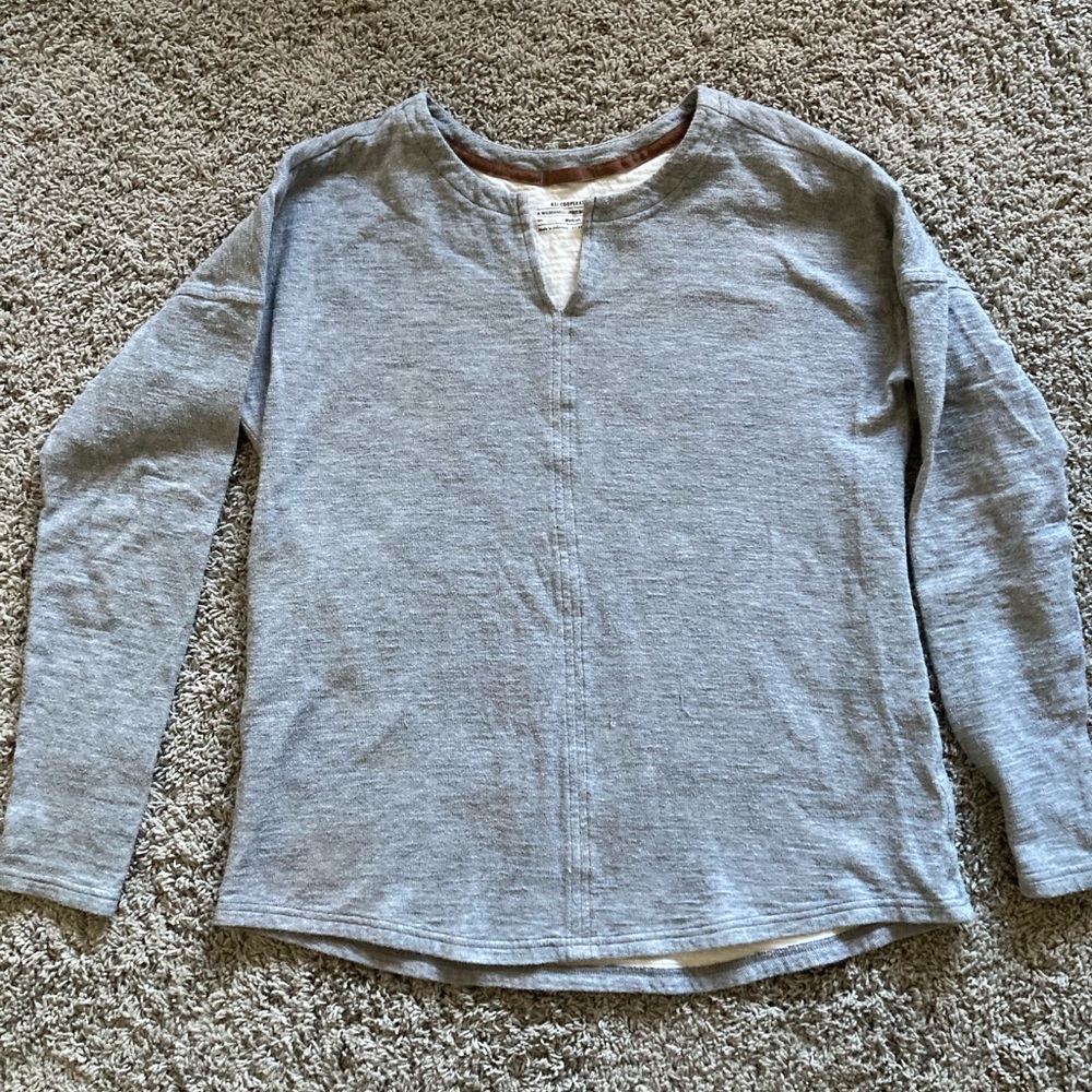 REI Cooperative Grey Women’s Split Neck Pullover